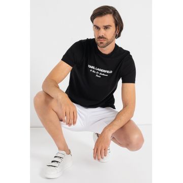 Tricou de bumbac cu logo