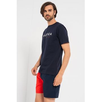 Tricou din bumbac cu imprimeu logo Jax