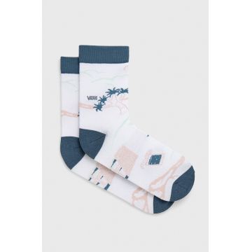Vans sosete barbati, culoarea alb