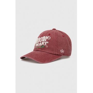 American Needle șapcă de baseball din bumbac Bloody Mary culoarea rosu, cu imprimeu
