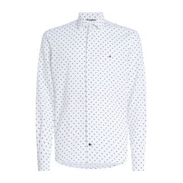 Camasa regular fit cu model geometric