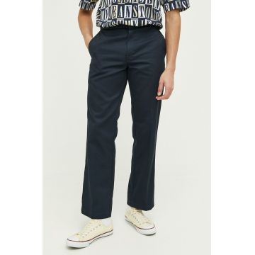 Dickies pantaloni 874 bărbați, culoarea bleumarin, drept DK0A4XK6DNX1-DARKNAVY