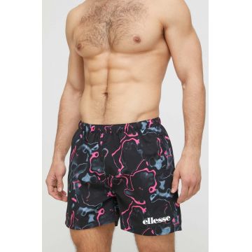 Ellesse pantaloni scurți de baie culoarea negru SHR17729-PRINT