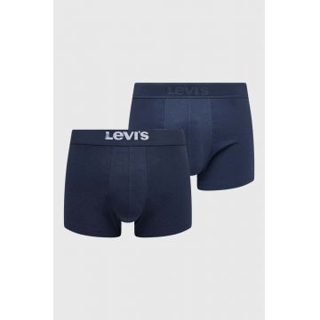 Levi's boxeri 2-pack bărbați, culoarea bleumarin 37149.0827-002