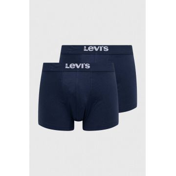 Levi's boxeri 2-pack bărbați, culoarea bleumarin 37149.0810-006