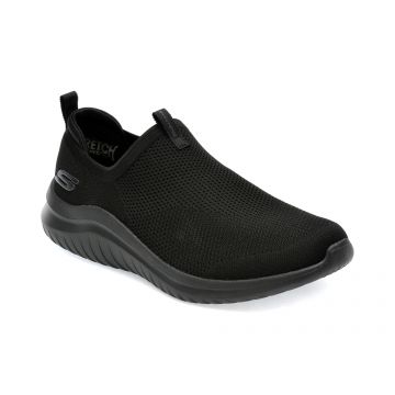 Pantofi SKECHERS negri, ULTRA FLEX 2.0, din material textil