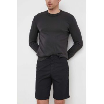 United Colors of Benetton pantaloni scurti barbati, culoarea negru