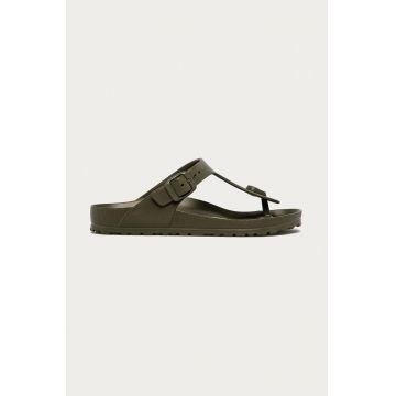 Birkenstock slapi Gizeh Eva culoarea verde, 1019143