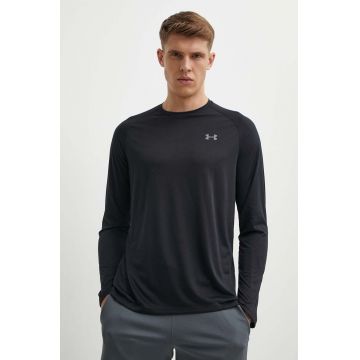 Under Armour mânecă lungă de antrenament Tech 2.0 culoarea negru, neted