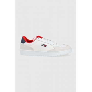 Tommy Jeans sneakers culoarea alb