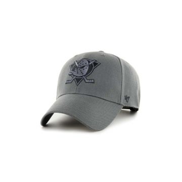 47brand șapcă din amestec de lână NHL Anaheim Ducks culoarea gri, cu imprimeu H-MVPSP25WBP-CCA