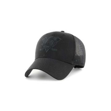47brand sapca NHL Anaheim Ducks culoarea negru, cu imprimeu
