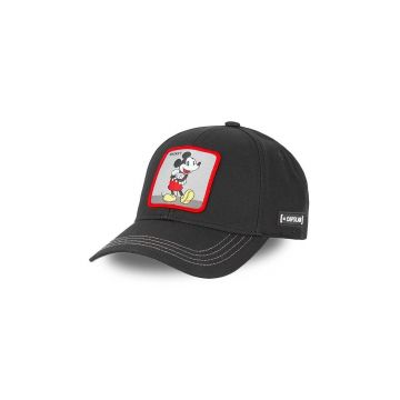 Capslab șapcă DISNEY culoarea negru, cu imprimeu