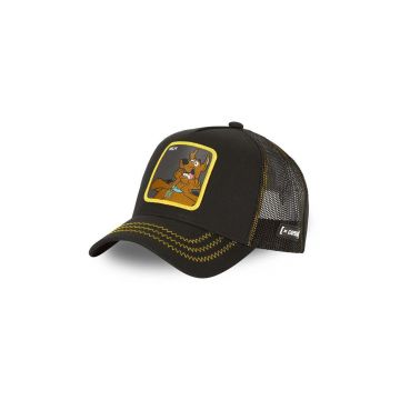 Capslab șapcă SCOOBY DOO culoarea negru, cu imprimeu