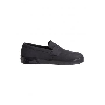 Pantofi loafer de piele cu logo