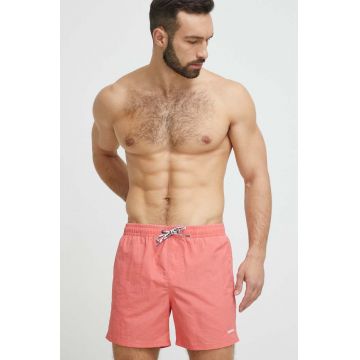 Pepe Jeans pantaloni scurti de baie Fletcher culoarea portocaliu