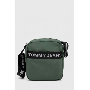 Tommy Jeans borseta culoarea verde