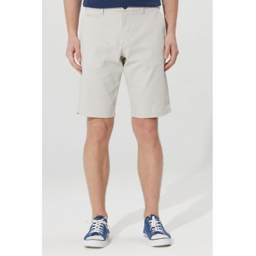 Bermude chino slim fit cu buzunare