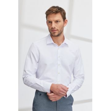 Camasa slim fit texturata