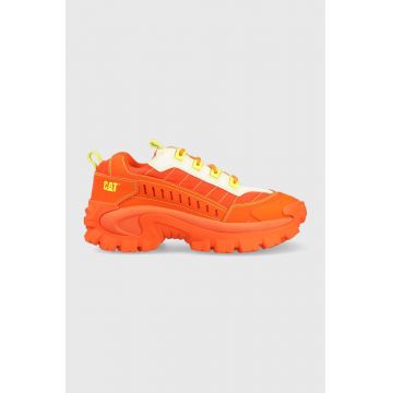 Caterpillar sneakers din piele INTRUDER SUPERCHARGED culoarea portocaliu, P111050