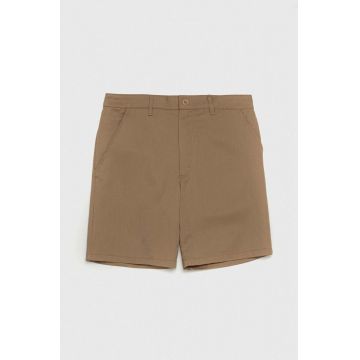 Icebreaker pantaloni scurți outdoor Merino Berlin culoarea bej