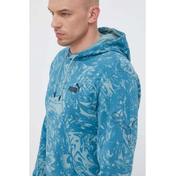 Puma hanorac de bumbac barbati, cu glugă, modelator