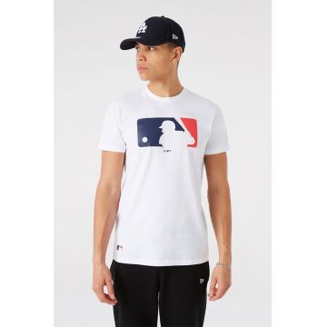 Tricou de bumbac cu decolteu la baza gatului MLB