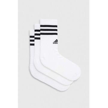 adidas sosete 3-pack culoarea alb