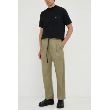 Drykorn pantaloni barbati, culoarea verde