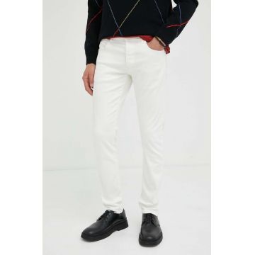 G-Star Raw jeansi 3301 barbati, culoarea alb