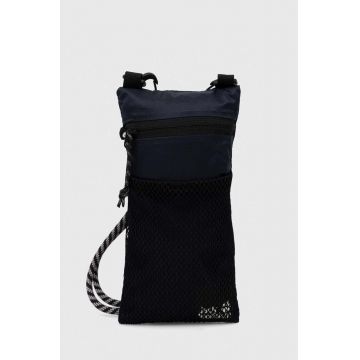 Jack Wolfskin borseta culoarea albastru marin
