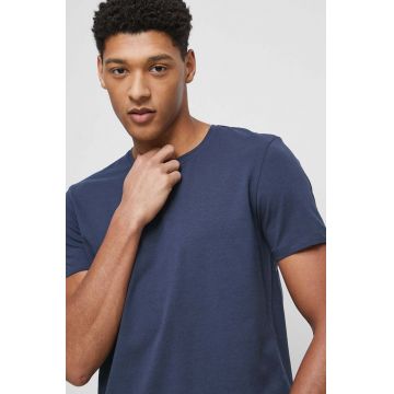 Medicine tricou bărbați, culoarea bleumarin, uni