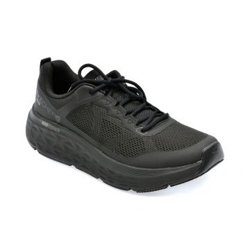 Pantofi sport SKECHERS negri, MAX CUSHIONING DELTA, din material textil