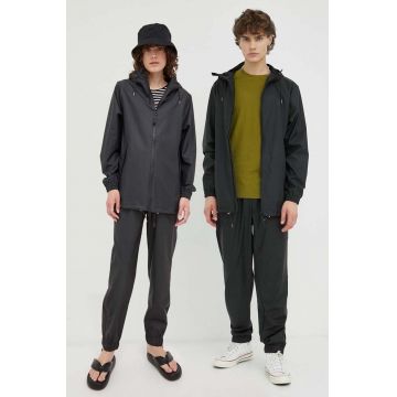 Rains geacă de ploaie culoarea negru, de tranzitie 18370.01-01Black