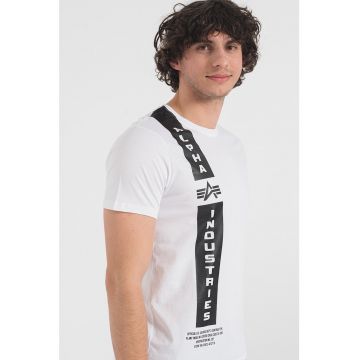Tricou de bumbac cu logo