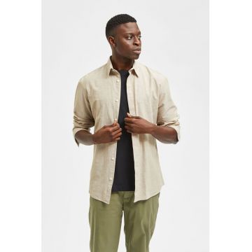 Camasa regular fit de bumbac organic si in