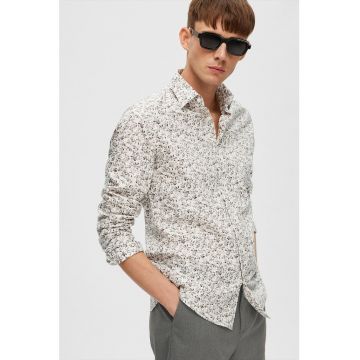 Camasa slim fit cu imprimeu grafic