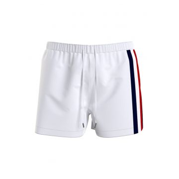 Pantaloni scurti de baie cu logo contrastant