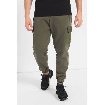 Pantaloni sport cargo cu snururi