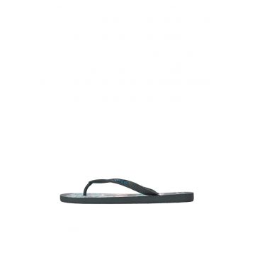 Papuci flip-flop cu logo contrastant