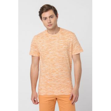Tricou cu decolteu la baza gatului - din bumbac
