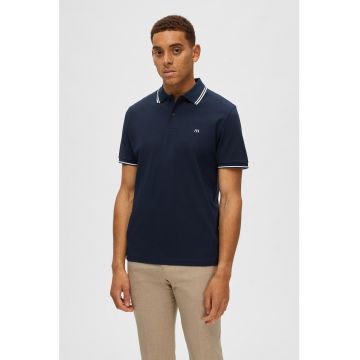 Tricou polo regular fit de bumbac organic