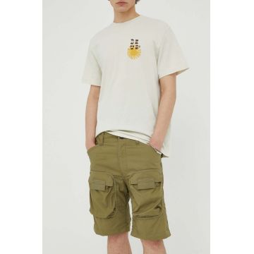 G-Star Raw pantaloni scurti barbati, culoarea verde