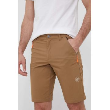 Mammut pantaloni scurți outdoor Hiking culoarea bej