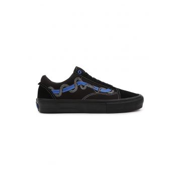 Pantofi sport cu imprimeu si garnituri de piele intoarsa Skate Old Skool