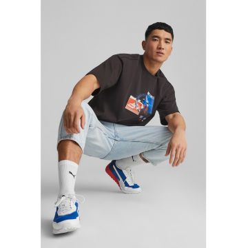 Tricou de bumbac cu imprimeu logo BMW Motorsport