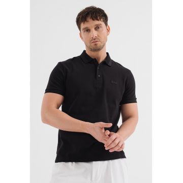 Tricou polo regular fit din pique Paddy