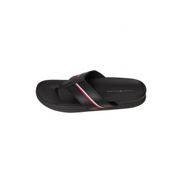 Papuci flip-flop de piele ecologica