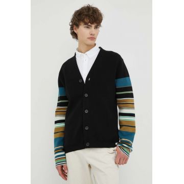 PS Paul Smith cardigan din bumbac culoarea negru