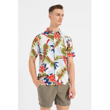 Camasa din amestec de modal cu model Vintage